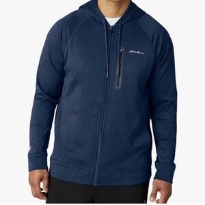 Eddie Bauer Men’s Free Dry Blue Motion Hoodie